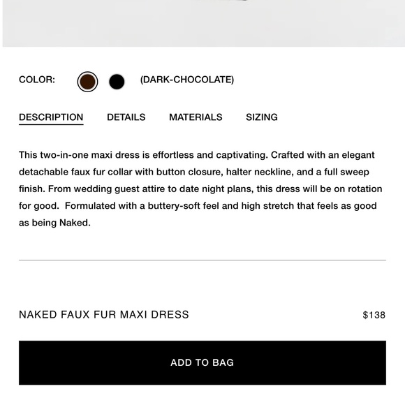 Naked Wardrobe fur dress - Picture 9 of 9